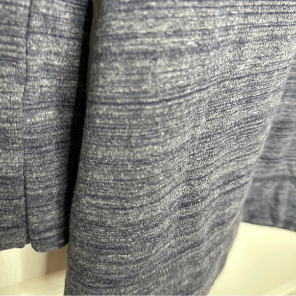 Merona Sweater Cowl Neck Blue & White Marled Size Medium - Picture 15 of 16